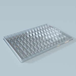 Industrial blister tray with compartments for parts and components - Art-114d